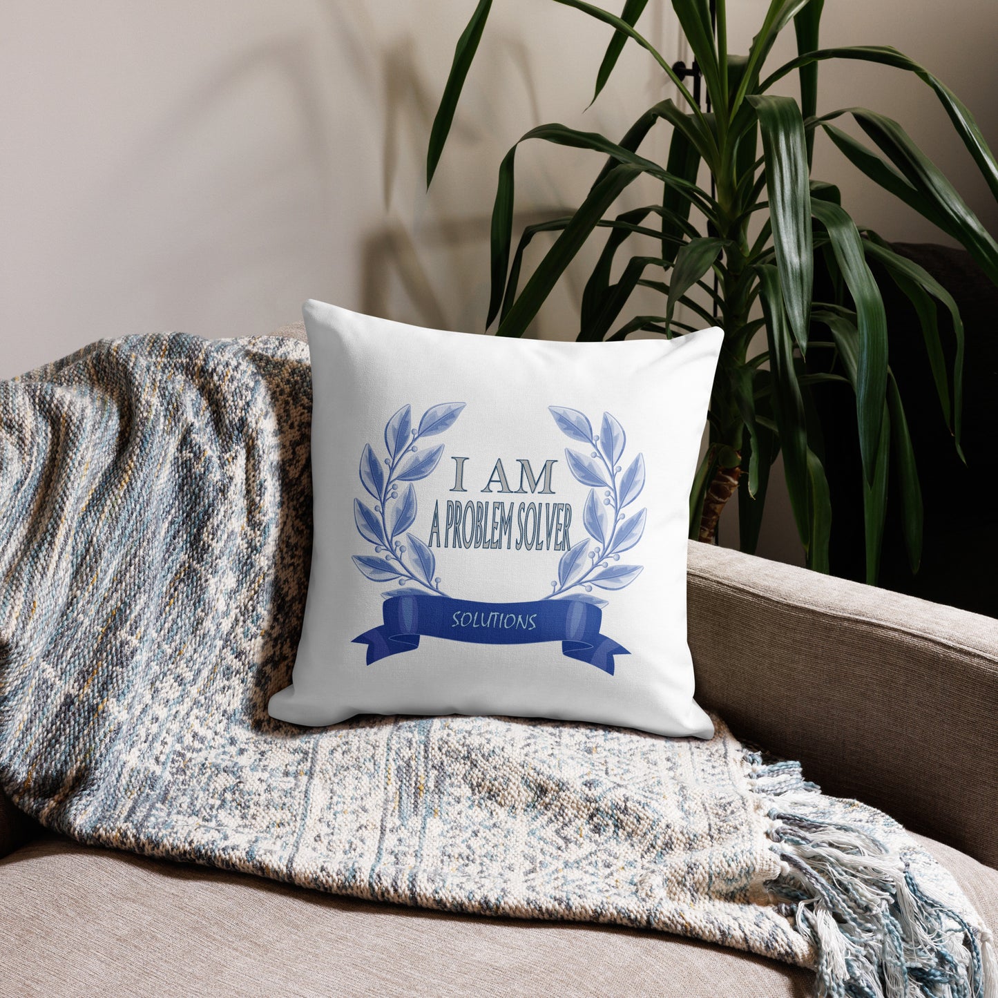 I AM A PROBLEM SOLVER THROW PILLOW